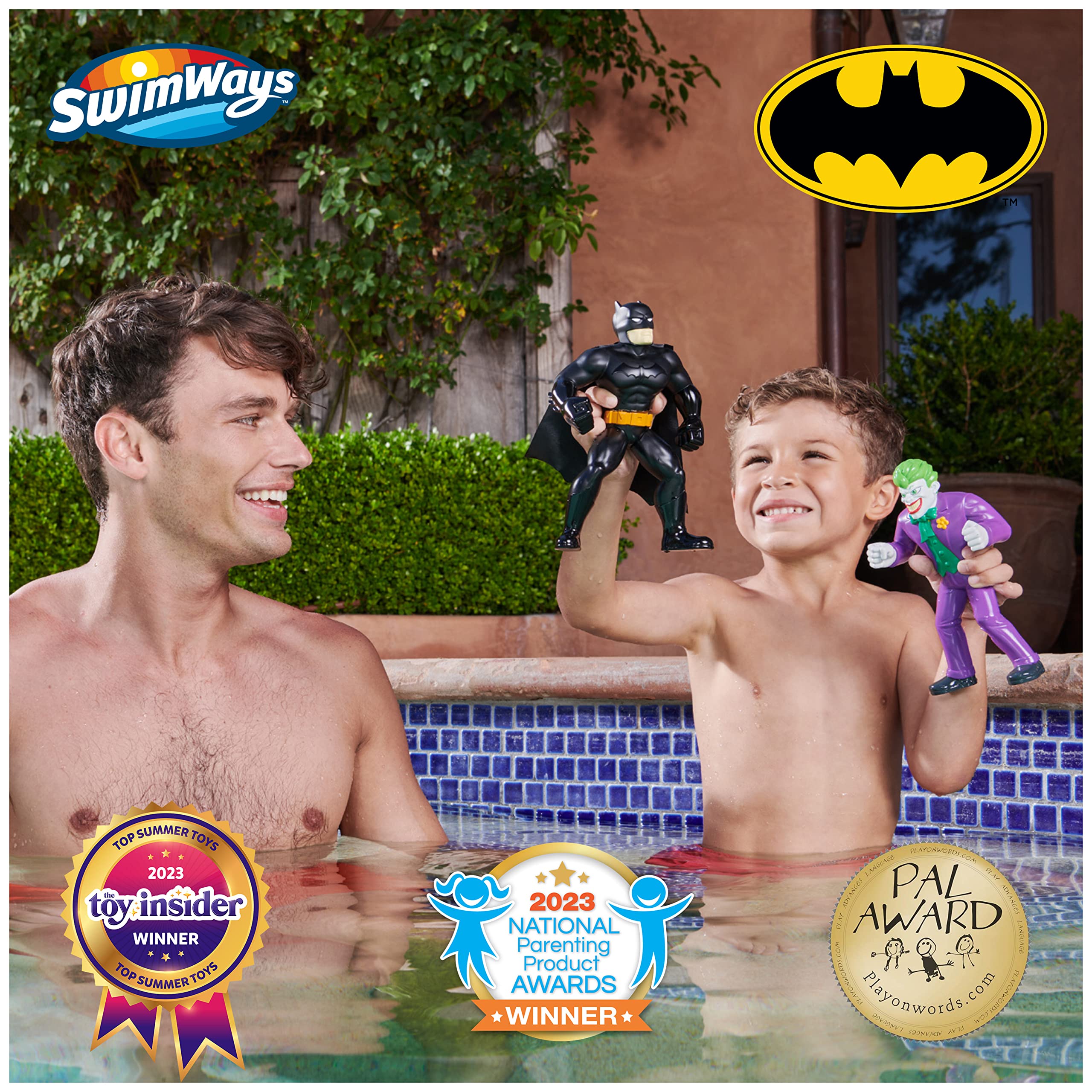 The SwimWays Joker Floatin' Figure pack adds playful water battles.