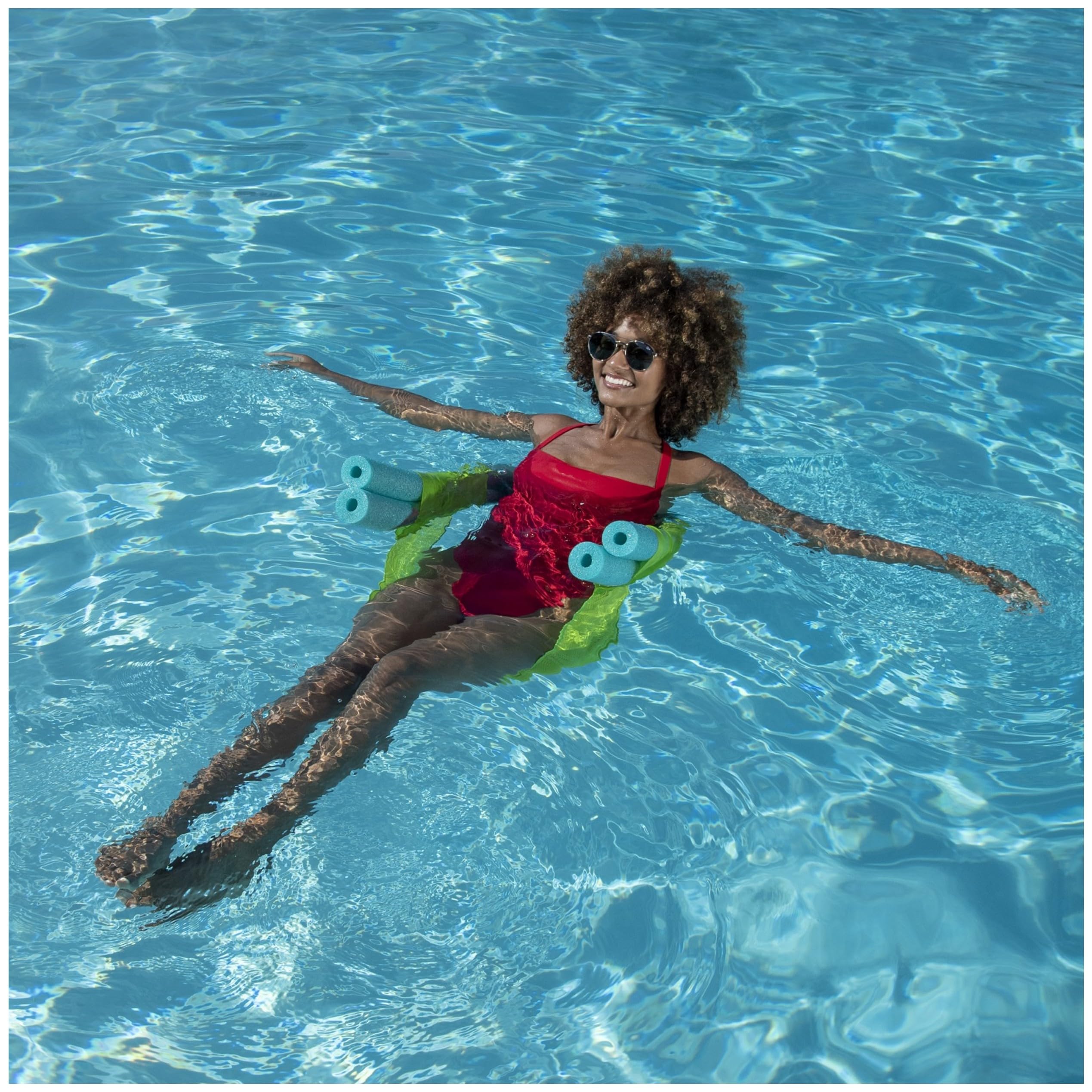 SwimWays noodle-size guideline 55 x 3.25 inches compatibility