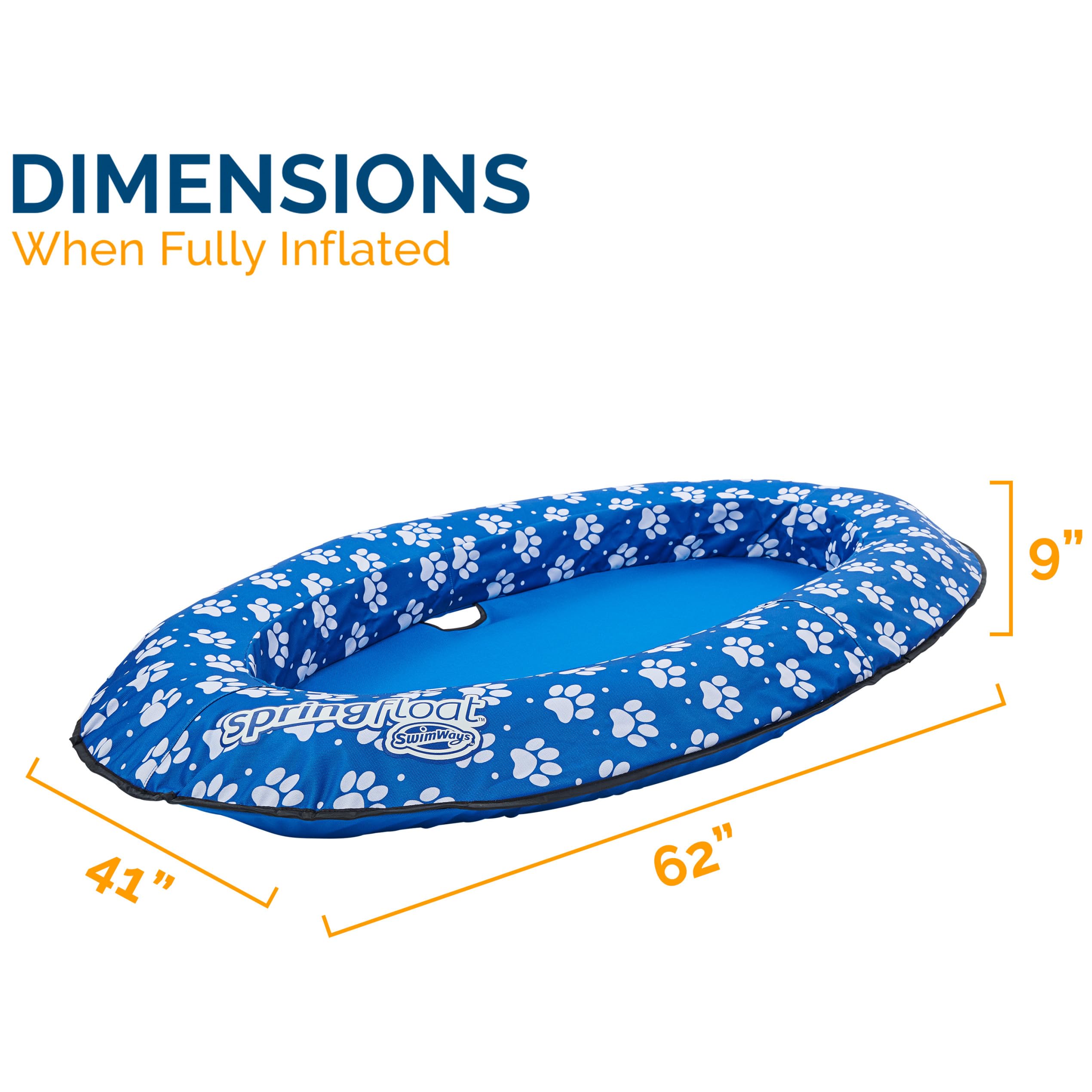 SwimWays Paddle Paws carry bag included for easy transport