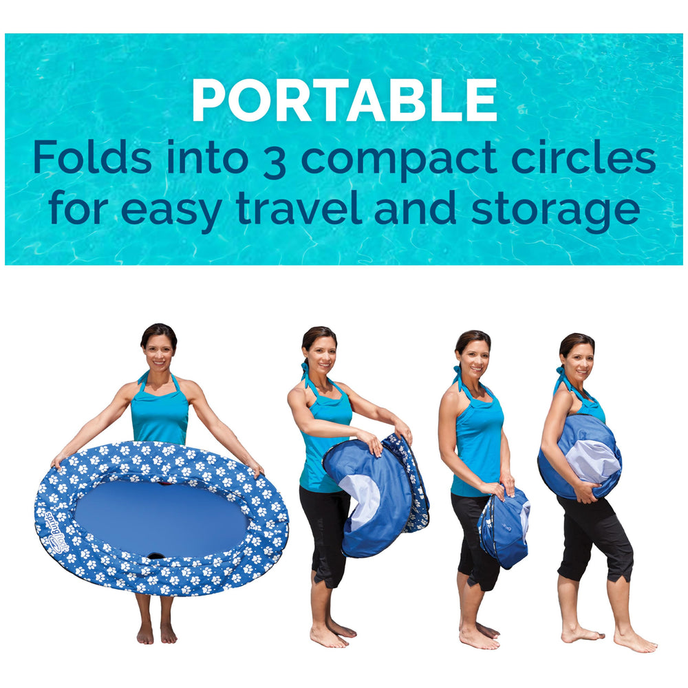 SwimWays Paddle Paws reinforced fabric cover resists punctures for durability