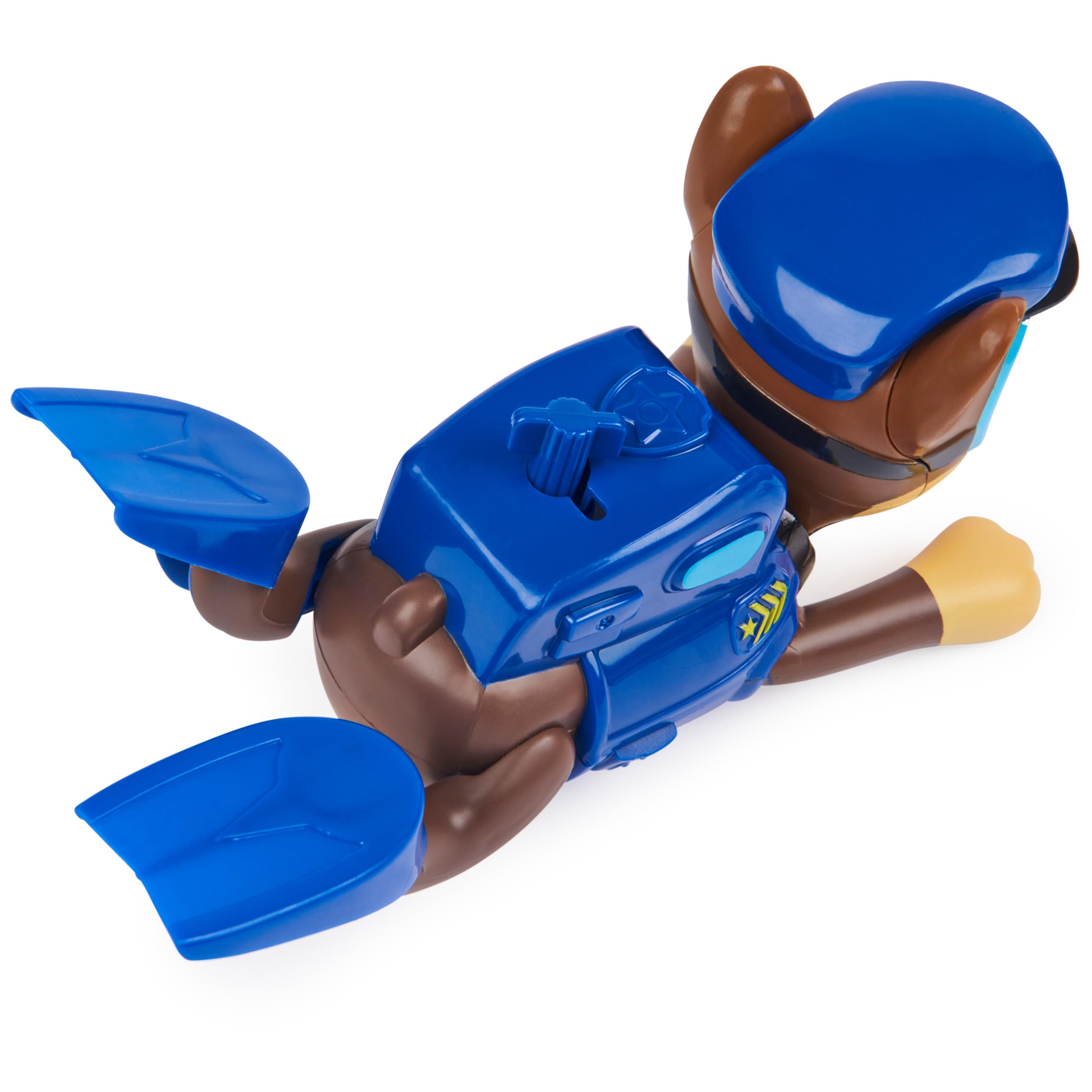 Chase paddlin’ Pup on beach or lake for imaginative poolside play