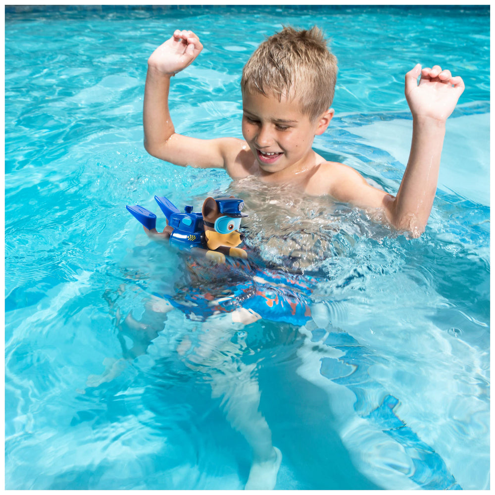 Chase self-propels with a wind twist for hands-free water fun