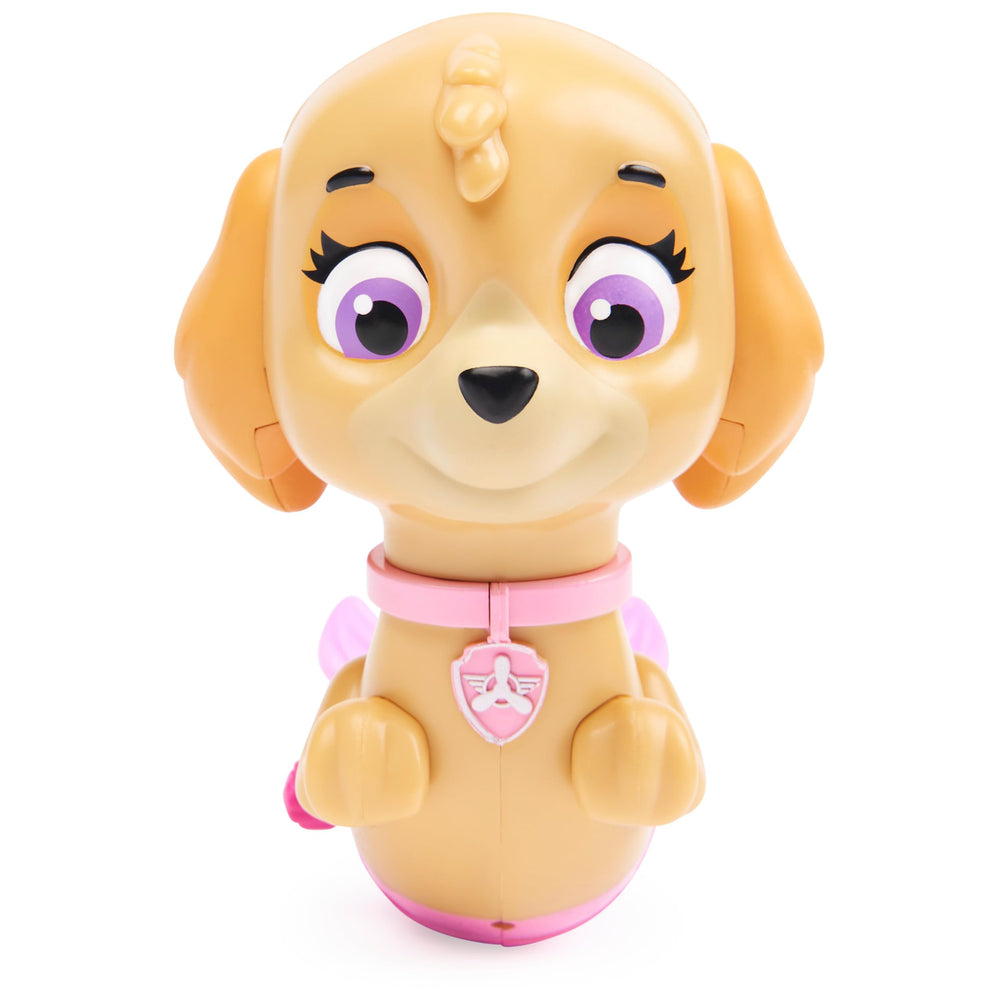 SwimWays Paw Patrol Paddlin' Pups Marshall figure propelling through water for pool games