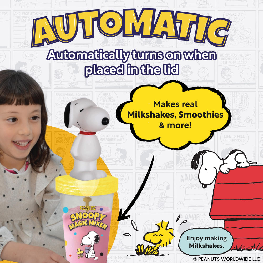 Swirly Heads MAGIC MIXER BPA-free cup supports safe, hands-free mixing.