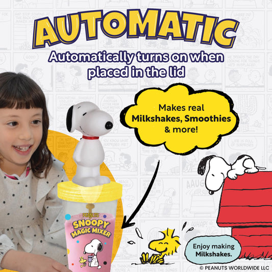 Swirly Heads MAGIC MIXER BPA-free cup supports safe, hands-free mixing.