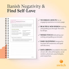 Switch Research Self-Love gratitude practice supports positive journaling habits.
