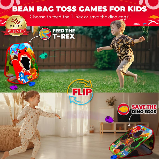 SWOOC Dino Frenzy eggs toss action highlights engaging target practice