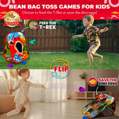 SWOOC Dino Frenzy eggs toss action highlights engaging target practice