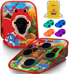 SWOOC Dino Frenzy board setup enables quick, portable play for kids