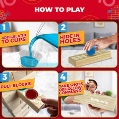 SWOOC Games blocks and disposable cups ready for play.