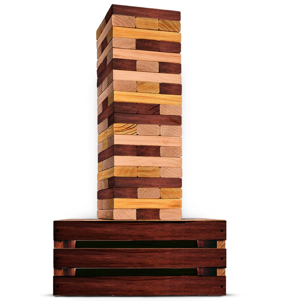 SWOOC giant tower block pile—reclaimed NZ pine for sturdy outdoor stacking