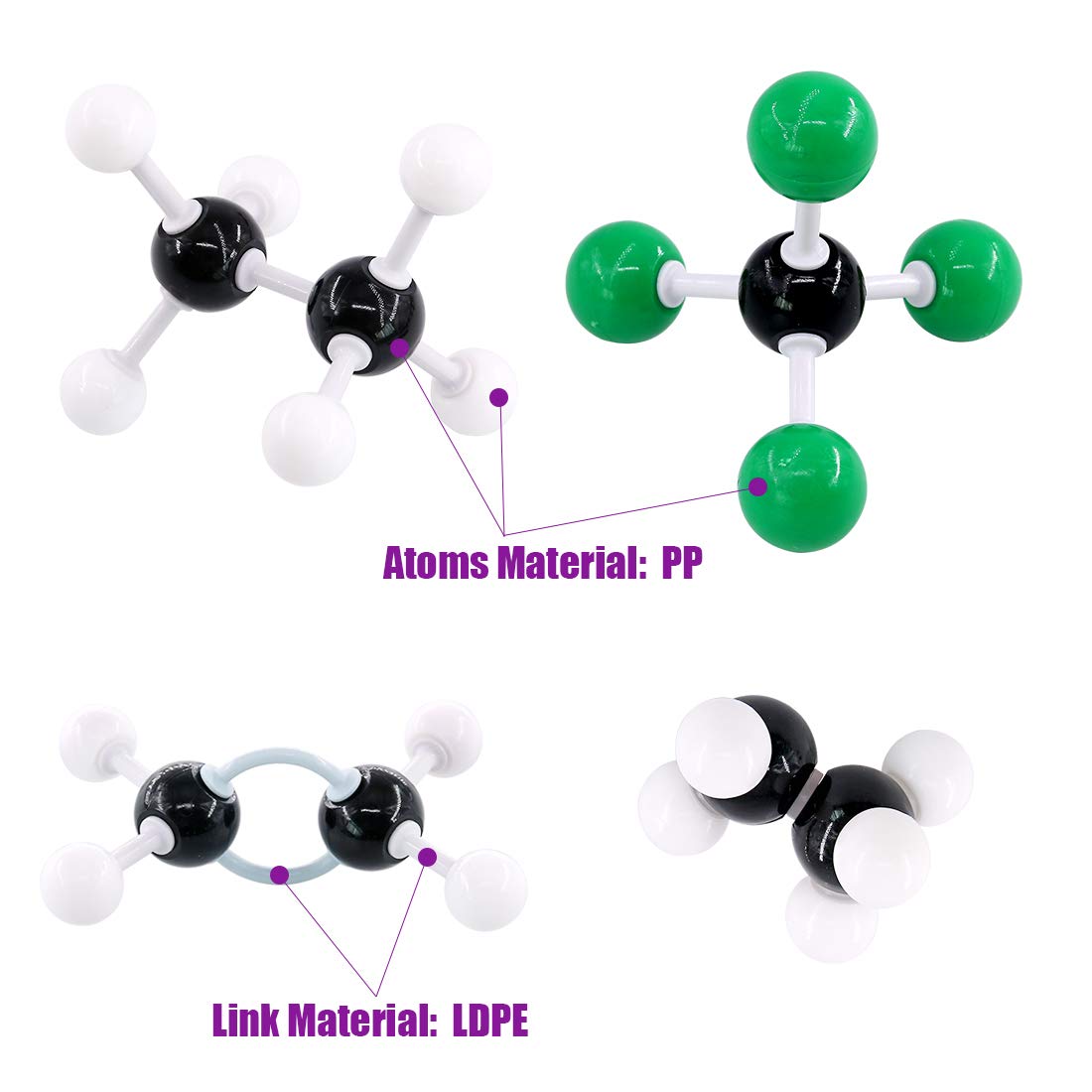 Swpeet long and medium links for realistic bond lengths