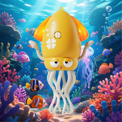 SWTOIPIG dancing octopus toy with LED lights encouraging crawling and sensory play.