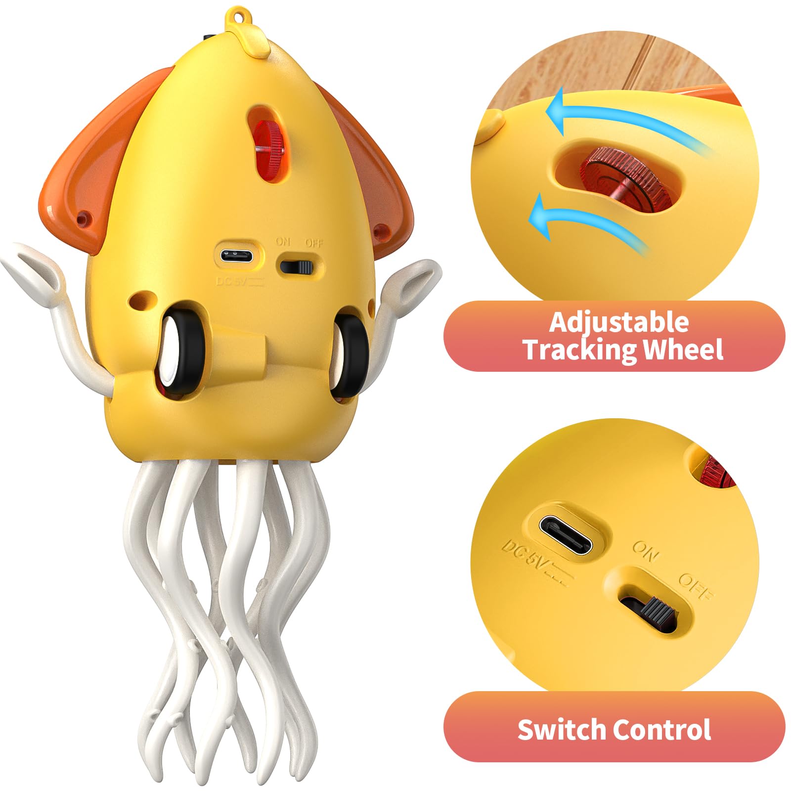 SWTOIPIG safe and durable octopus with smooth edges for worry-free play.