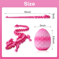 SYEFKJSA 3D printed dragon eggs provide tactile safe fidgeting and decoration