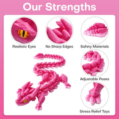 SYEFKJSA articulated dragon egg poses invite dynamic play for stress relief