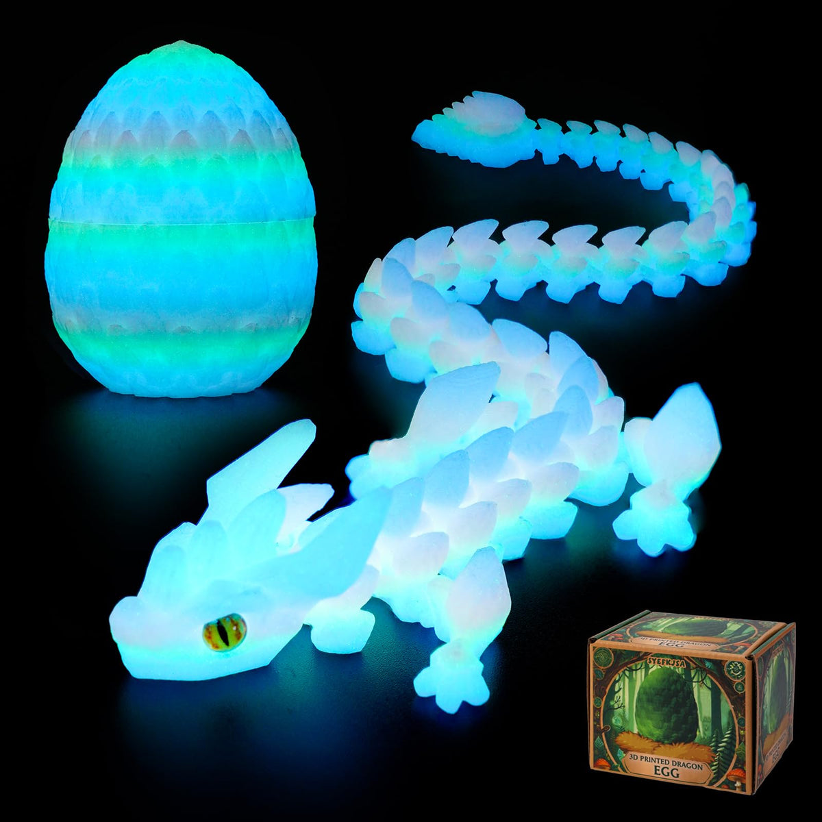 SYEFKJSA dragon eggs 3D printed for playful decor and gifting