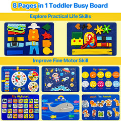 SYHLN ocean-themed and puzzle sections on busy board for problem solving.