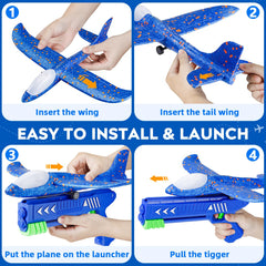 SYHLN kids enjoy outdoor play with launcher set