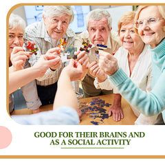 Syhood flowers puzzle images promote mood and visual engagement for dementia-friendly activities.