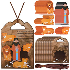 Syhood Daniel in Lions Den craft cave pieces ready for classroom activity