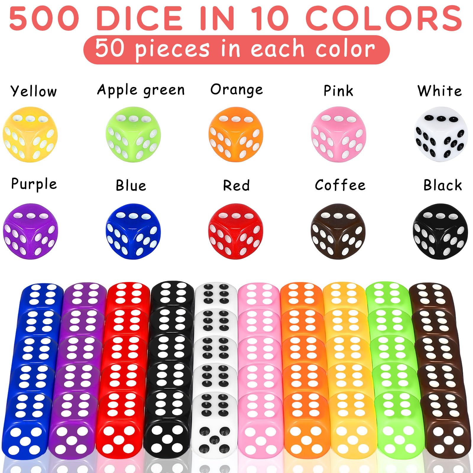 Syhood drawstring pouches with dice illustrate portable storage for on-the-go play.