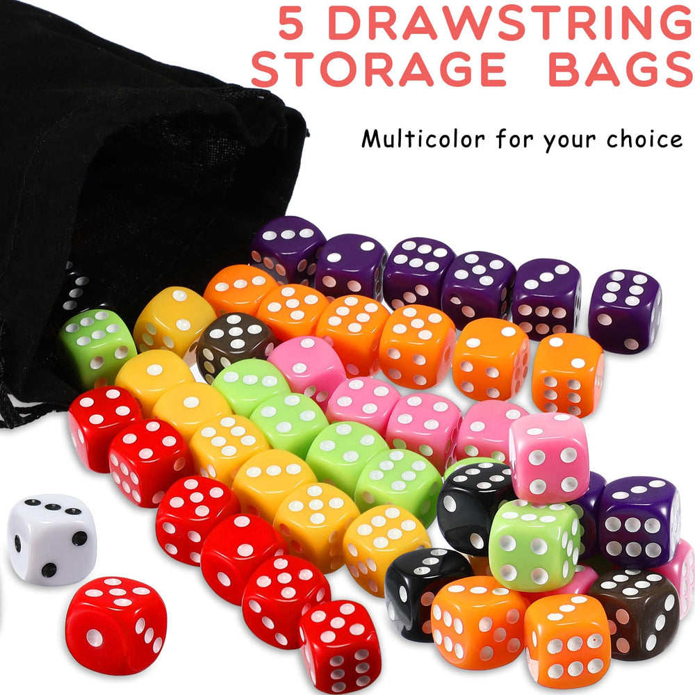 Syhood durable acrylic dice designed for long-lasting use in classrooms and family games.