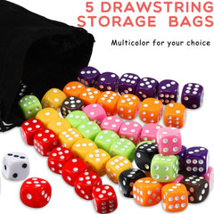 Syhood durable acrylic dice designed for long-lasting use in classrooms and family games.