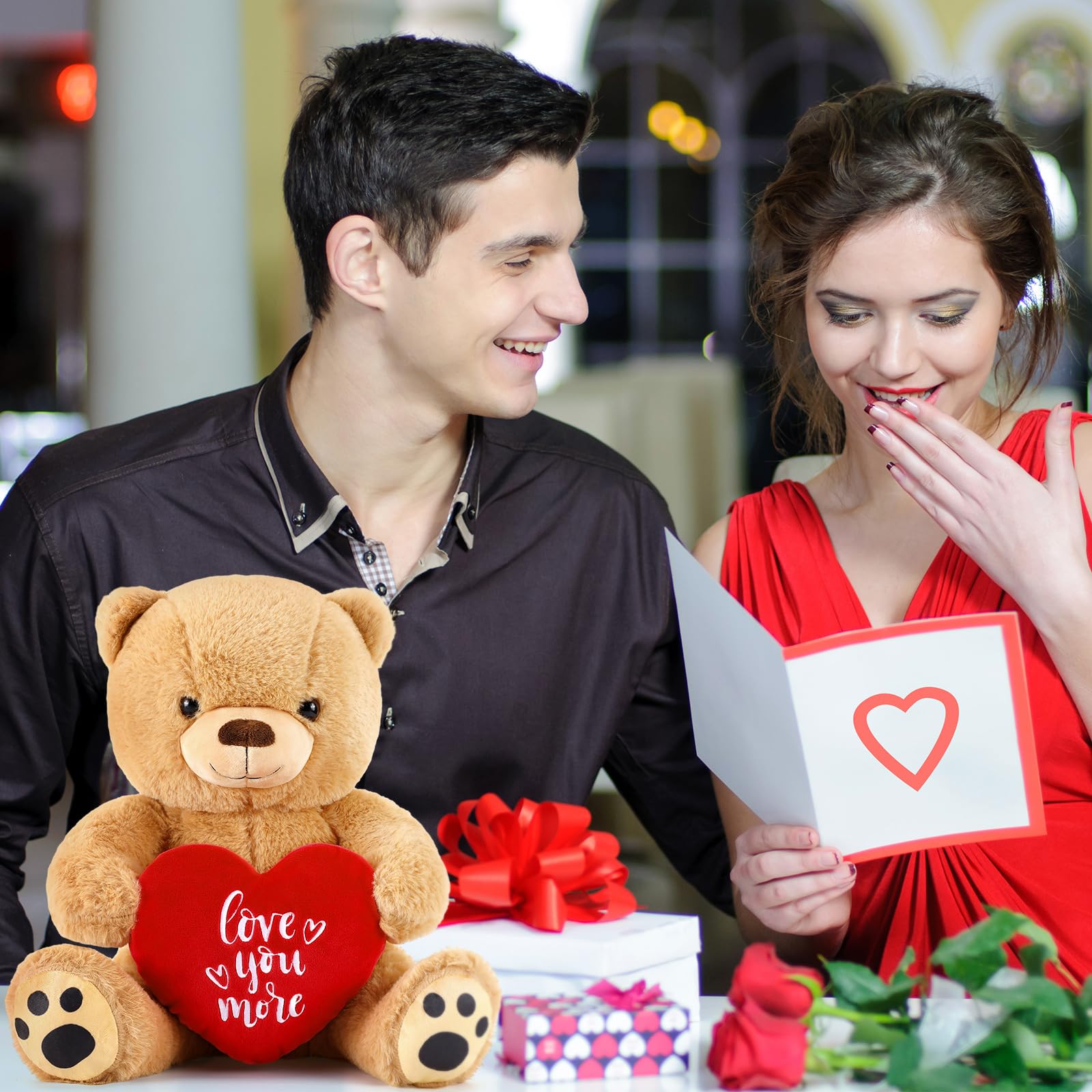 Syhood girlfriend gift plush with heart patch sparks affectionate moments