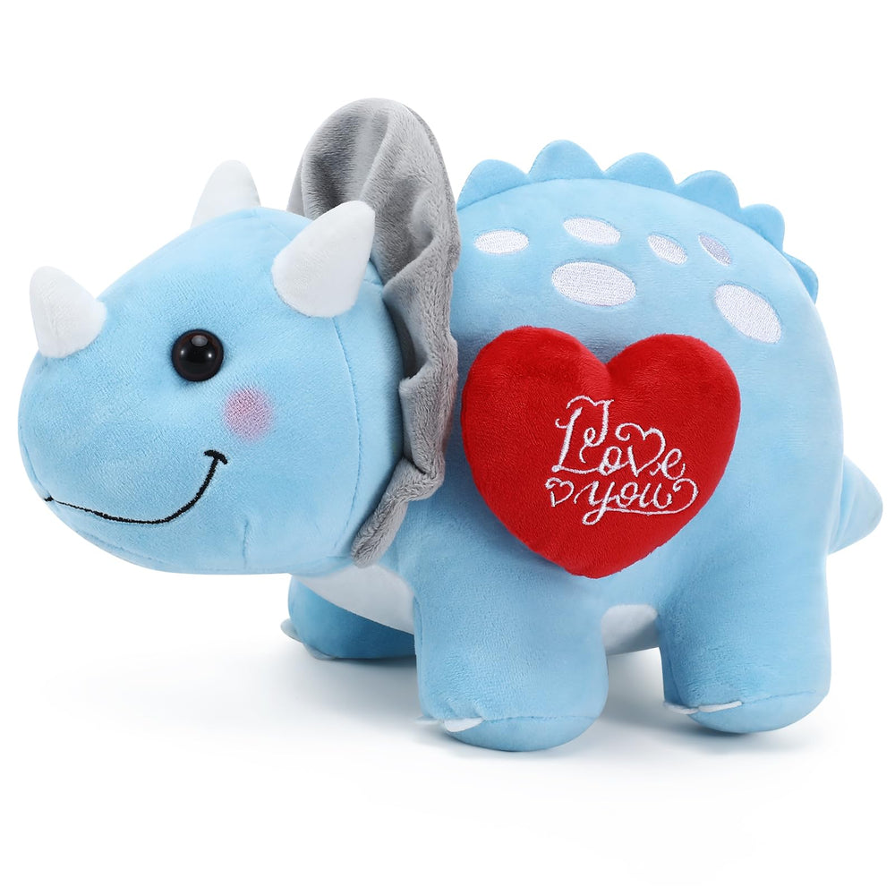 Syhood Love You Dinosaur 12inch detailed face adds charm to any shelf.