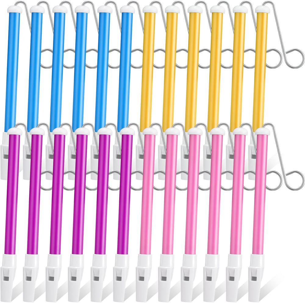 Syhood slide whistle in blue suitable for classroom activities and group play.