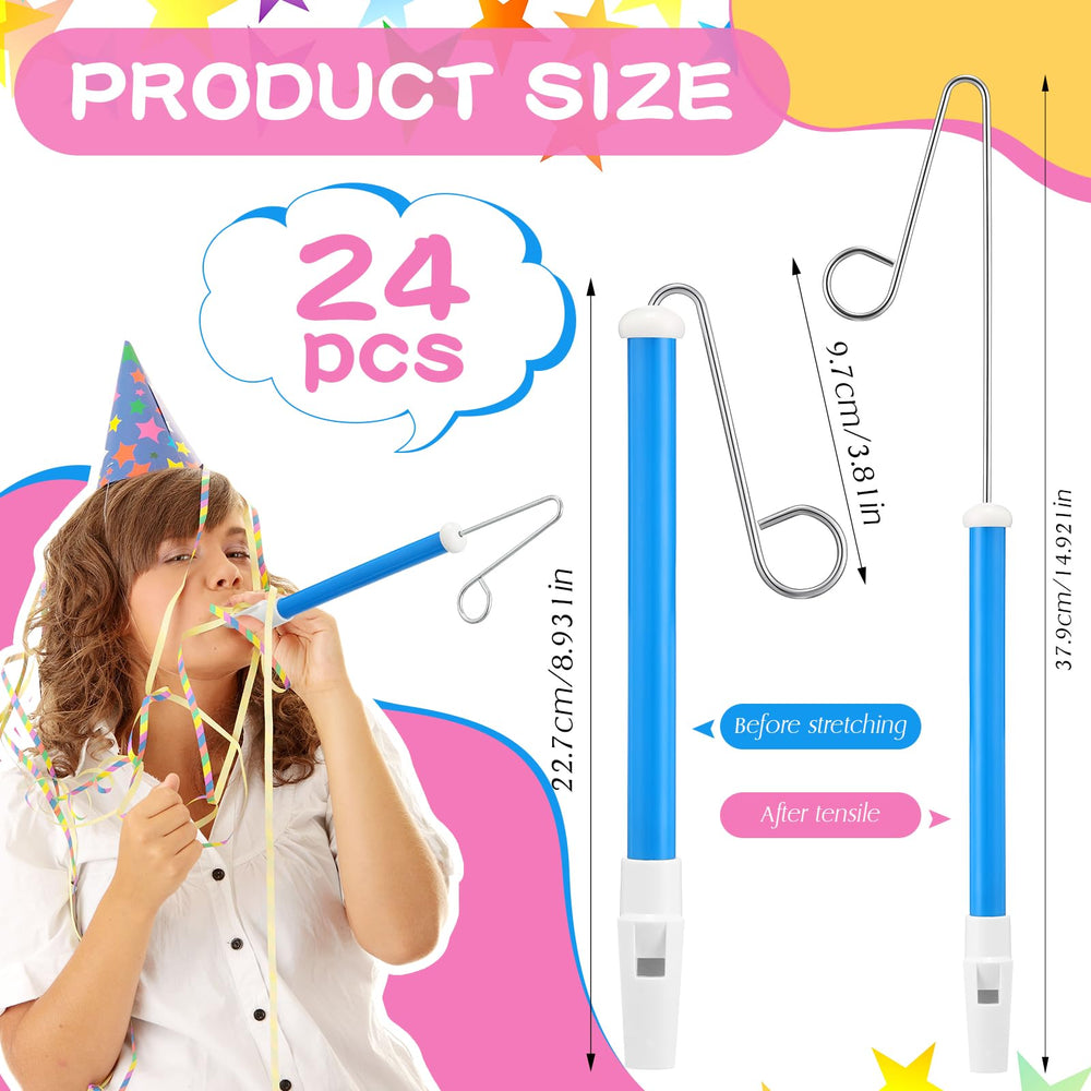 Syhood pink slide whistle, a fun party favor for creative sound-making.