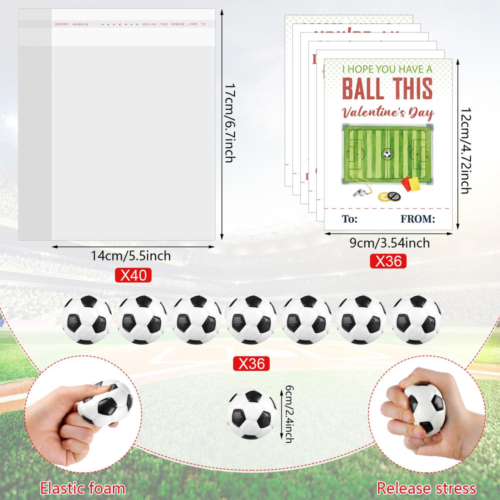Syhood valentines soccer card collection close-up showing To/From format for personalization.