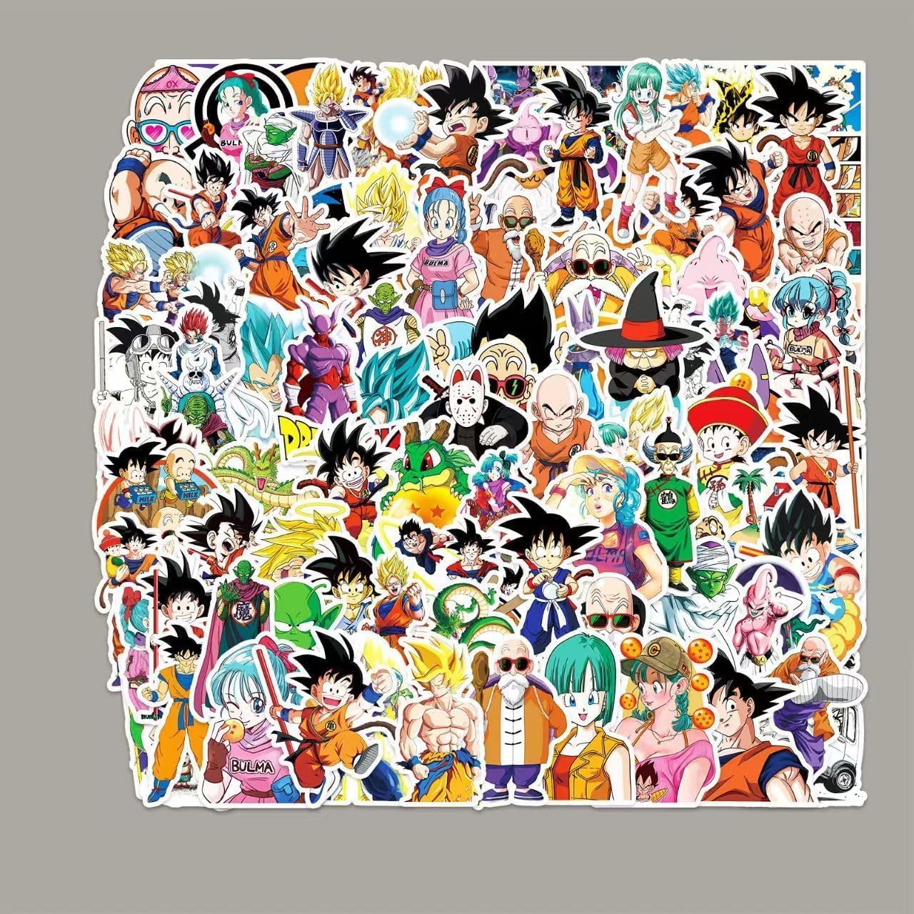 syhskhy Dragon Ball stickers on fridge and guitar for colorful rooms