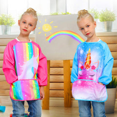 Sylfairy Art Smock in waterproof polyester keeps messes off clothing
