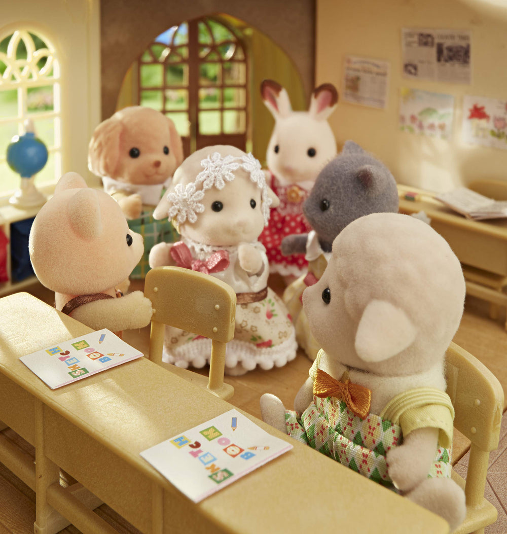 Sylvanian Families Sheep Family articulated joints enable natural poses