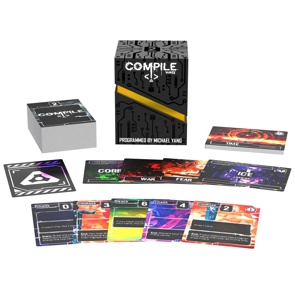 Synapses Games Compile Main 2 protocol selection close-up shows strategic choice for head-to-head play.