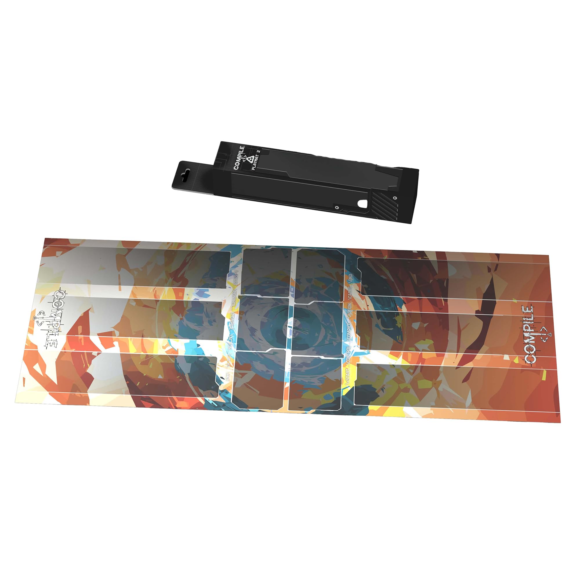 Synapses Games Compile Playmat 2 neoprene surface for neat card layout during play