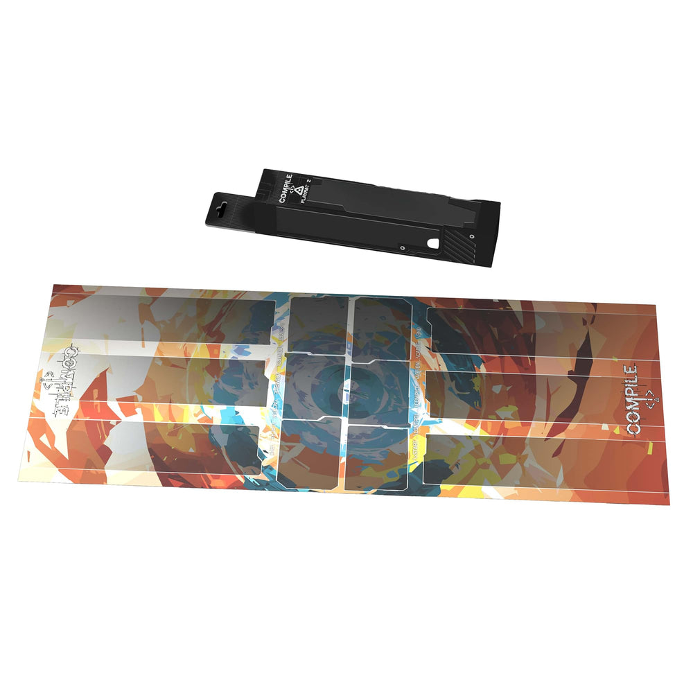 Synapses Games Compile Playmat 2 neoprene surface for neat card layout during play