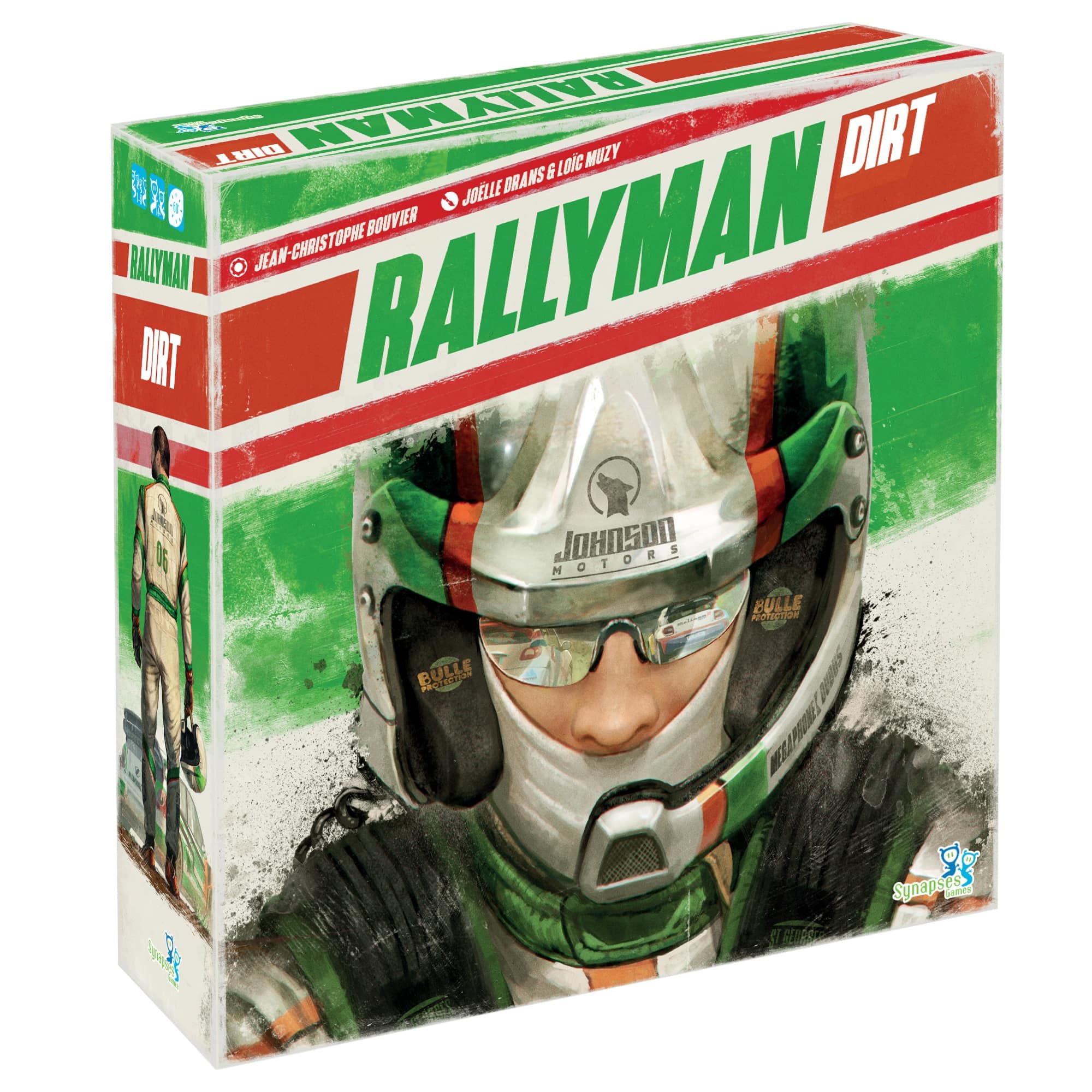 Synapses Games Rallyman DIRT track tiles for customizable rally courses.