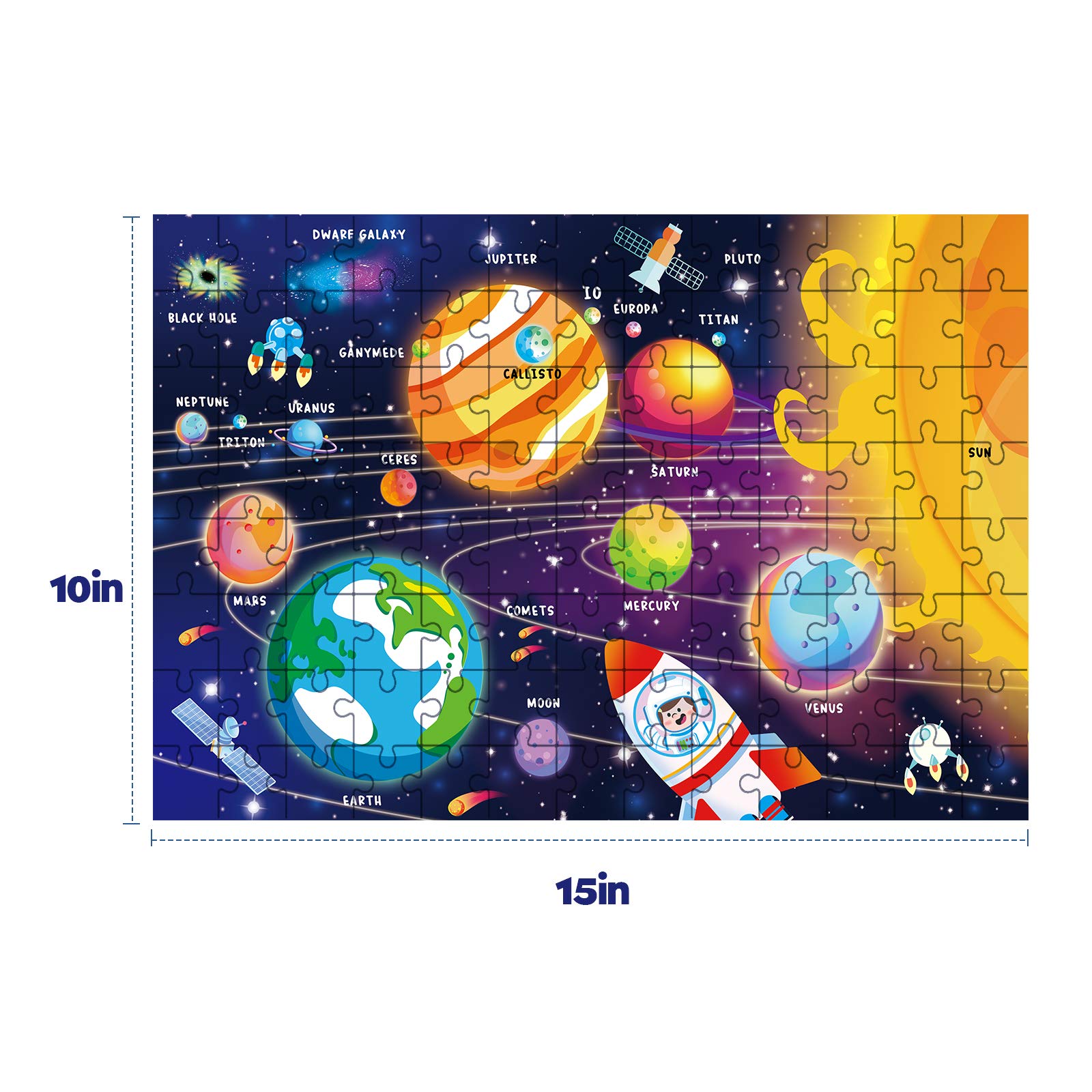 SYNARRY gift-ready packaging space puzzle for birthdays or Easter