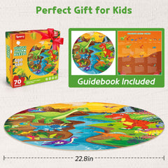 SYNARRY polished edges provide safe grip for little fingers during puzzle time.