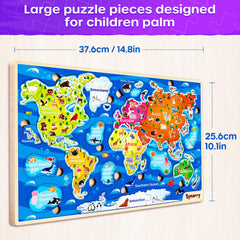 SYNARRY puzzle uses thick, sturdy pieces for repeated use