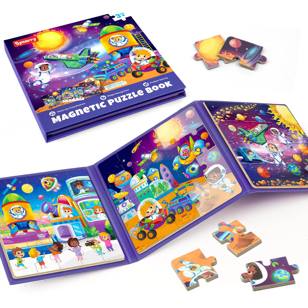 SYNARRY Space Puzzles Rocket Launch: engaging travel activity for curious kids