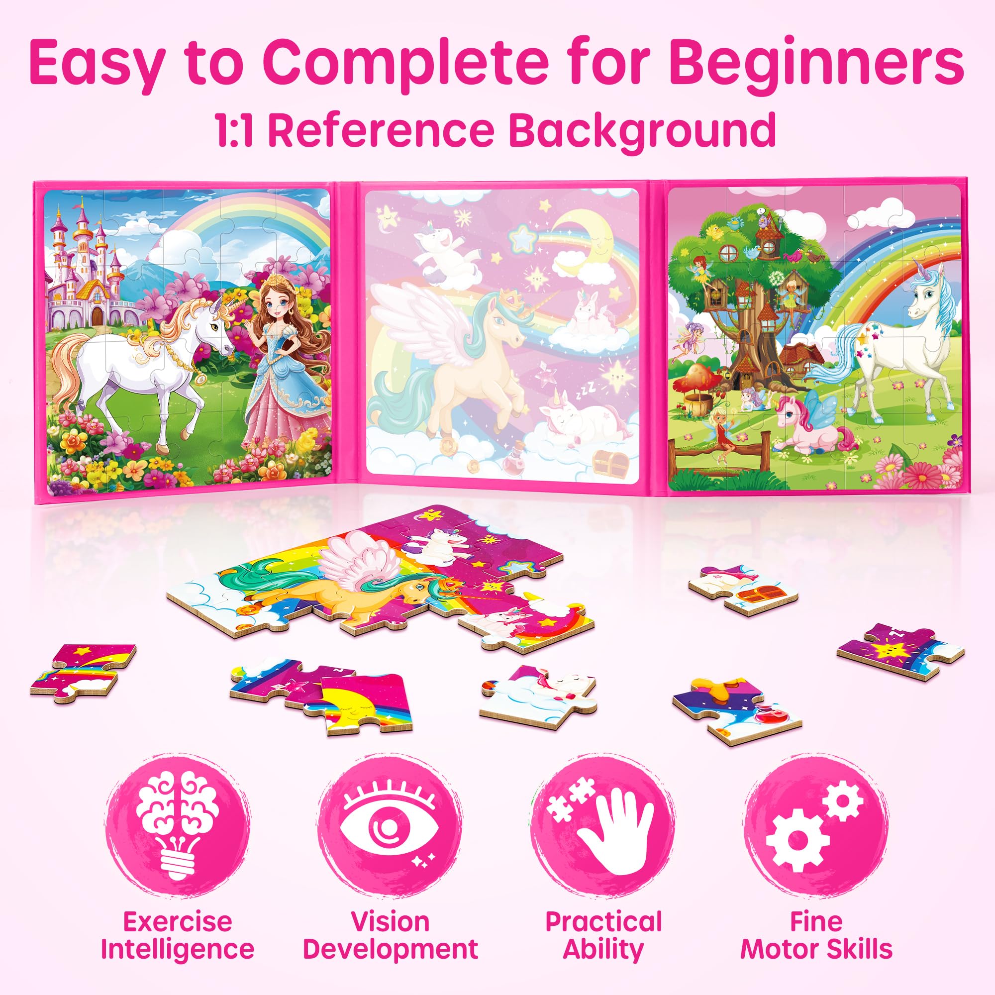 SYNARRY travel book design makes portable toy for kids 3-5.
