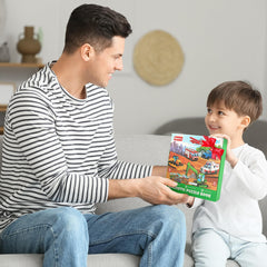 SYNARRY Vehicle Puzzles Travel Activity: perfect car-ride entertainment for toddlers.