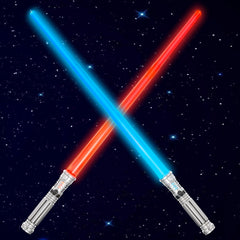 SYNCFUN 2-pack 7 colors light-up swords illuminate kids' imaginative battles.