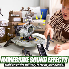 SYNCFUN combat truck in action supports dynamic battles and motor skills