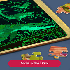 SYNCFUN glow dark elements puzzle lights up after dark