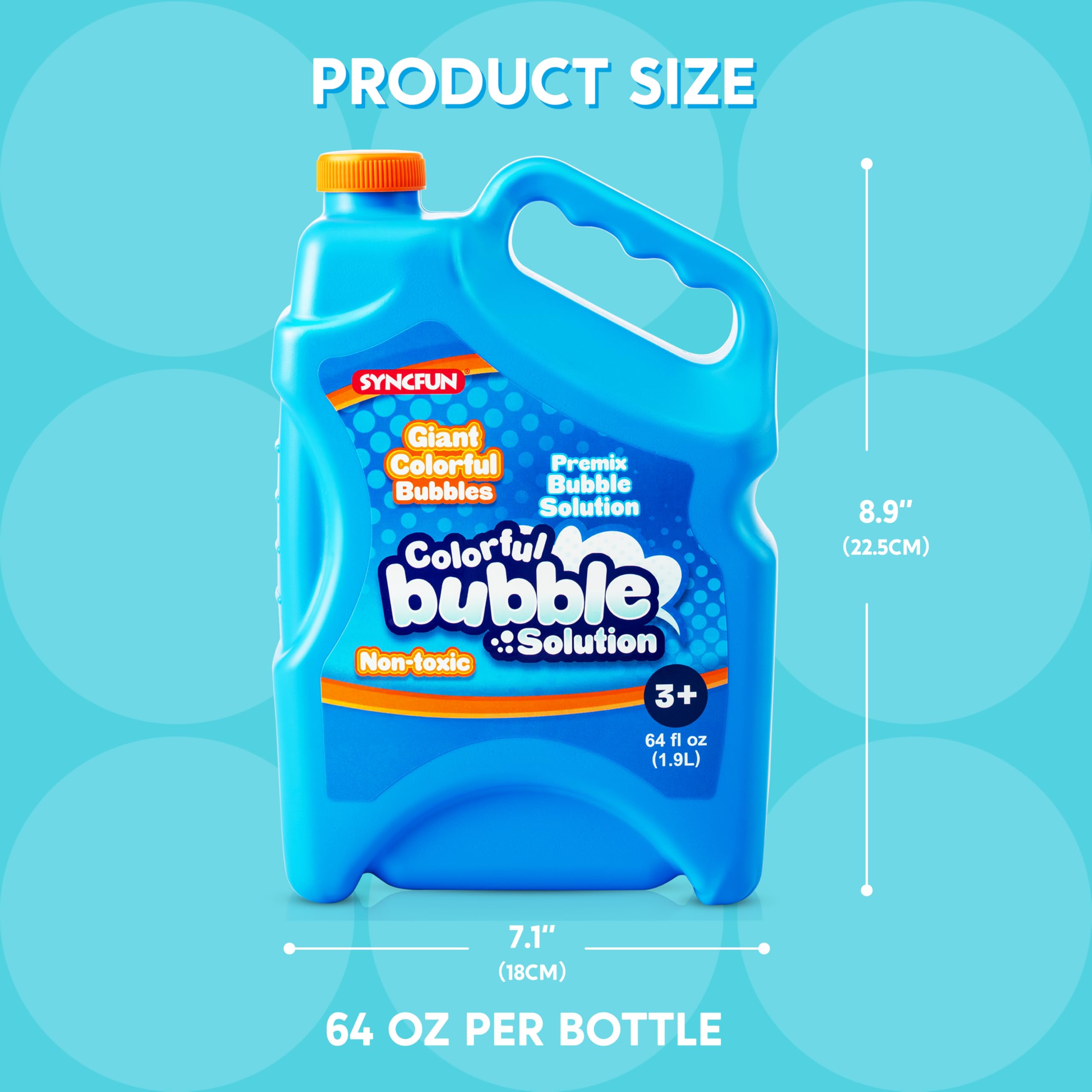 SyncFun easy cleanup with no measuring required